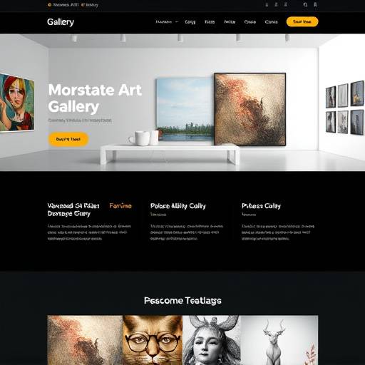 Image du projet : Conception du site web pour la Galerie d'Art Moderne